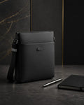 Lacoste-style bag in black