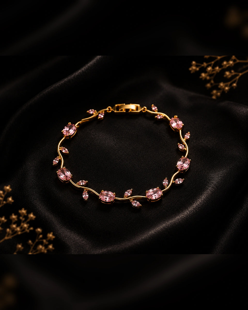 Tulip bracelet in pink