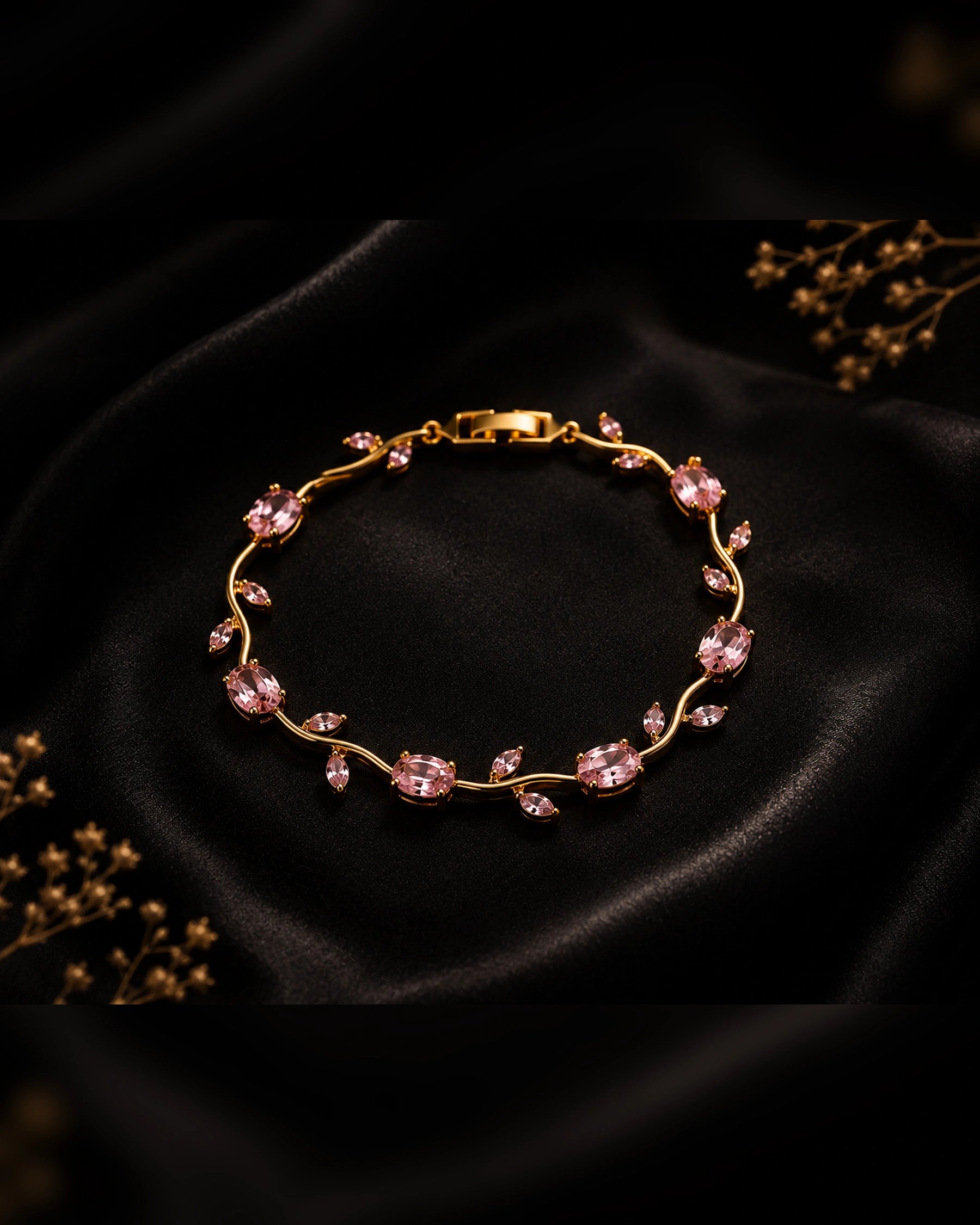 Tulip bracelet in pink